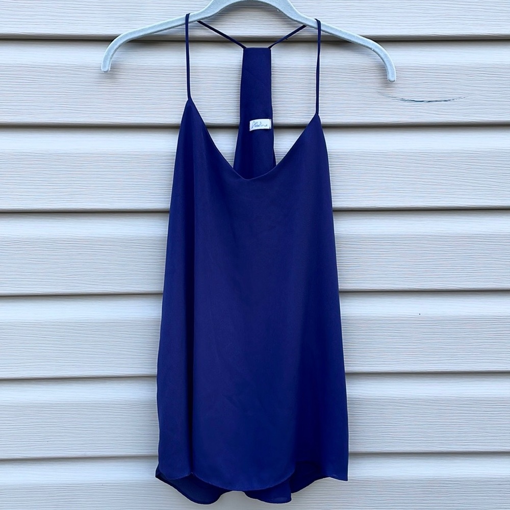 Abbeline Navy Blue Racerback Swing Cami